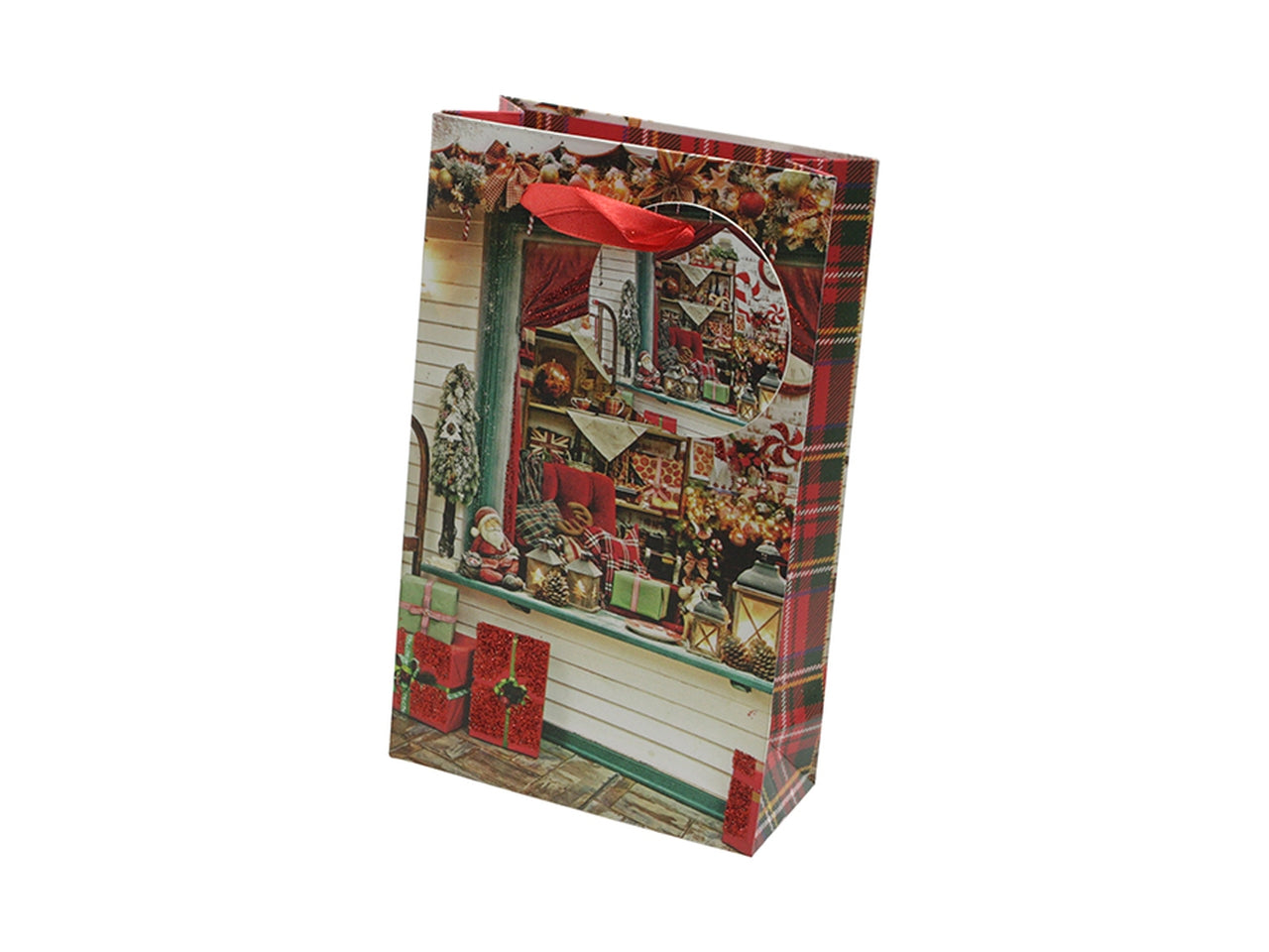 Shopper natalizia 210gr 11x5x18cm