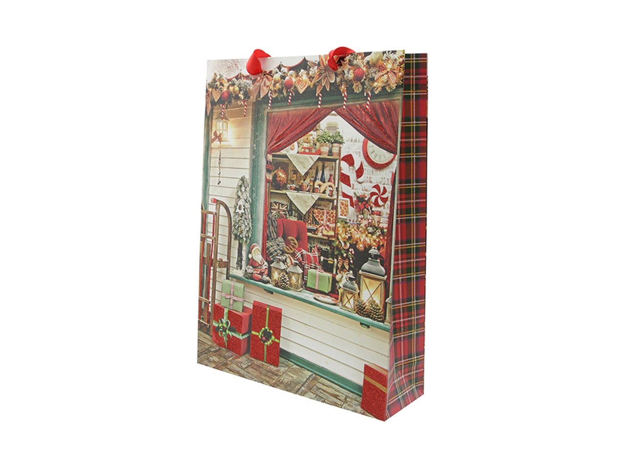 Shopper natalizia 210gr 26,7x13,7x33cm