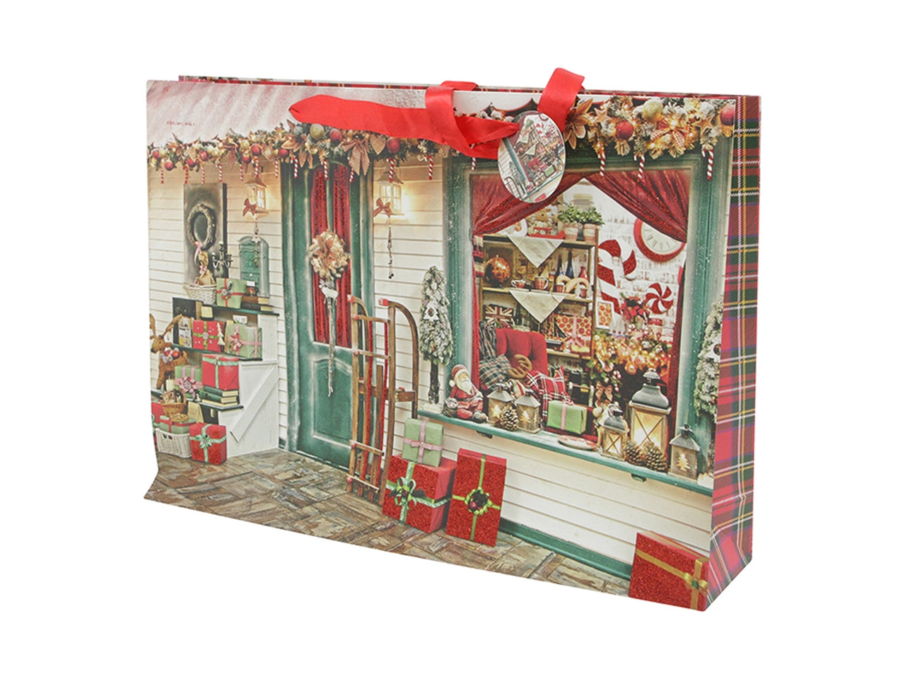 Shopper natalizia 210gr 45,5x10,5x33cm