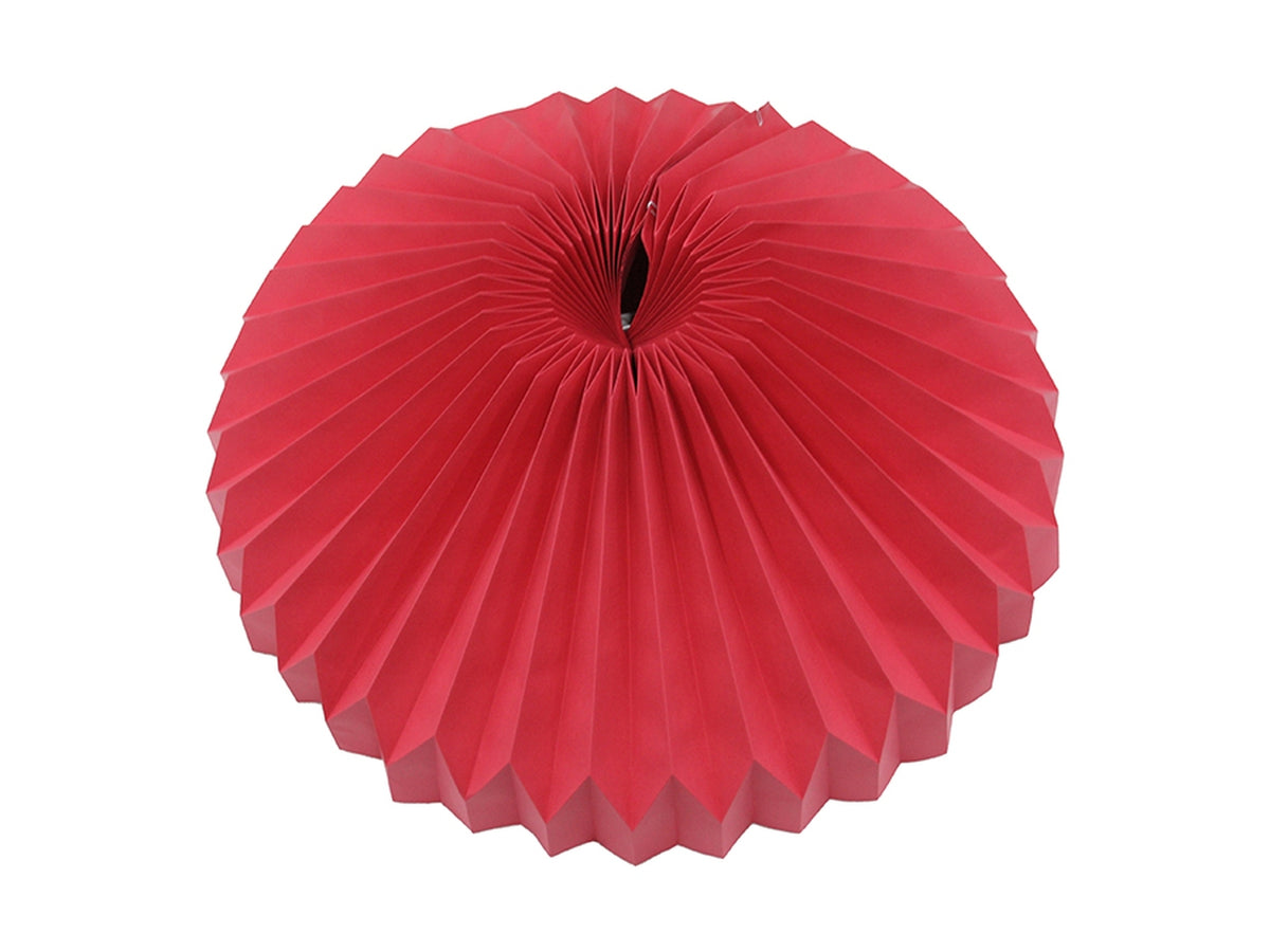 Collare porta albero carta d.110xh.25cm - rosso