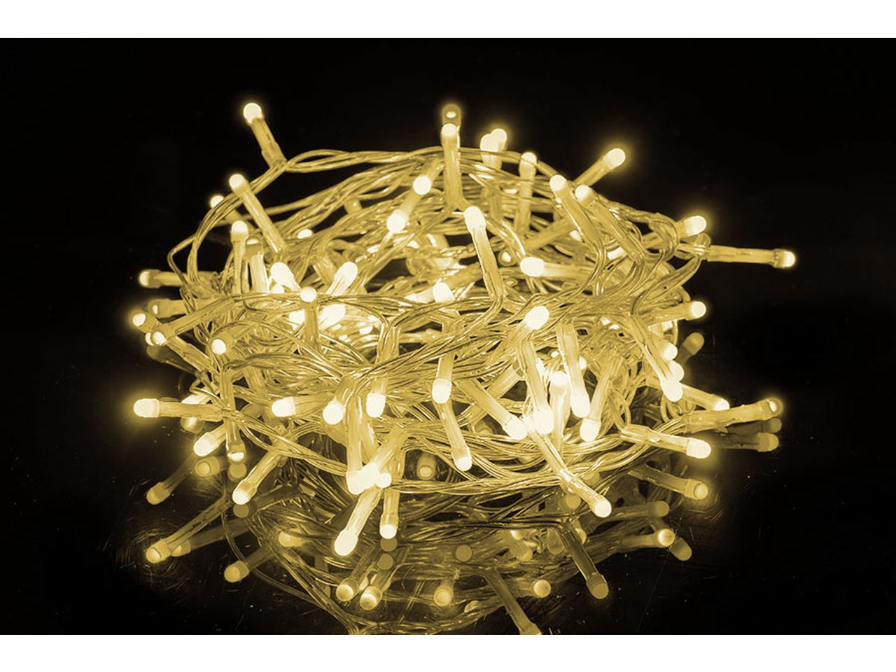 Serie da 500 led con 8 funzioni per uso esterno trasformatore top - bianco caldo