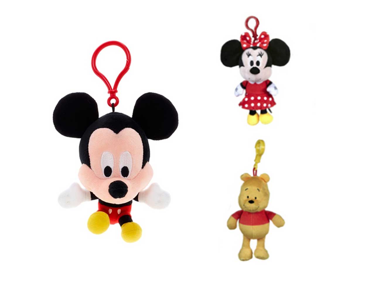 Topolino peluche 11cm con bagclip