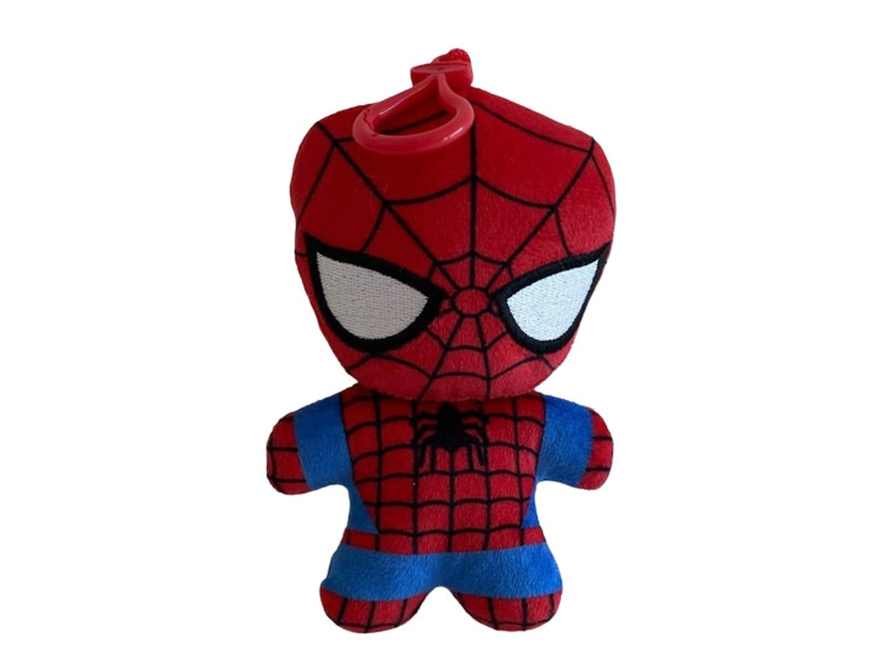 Marvel spiderman peluche portachiavi 12,5cm con bagclip