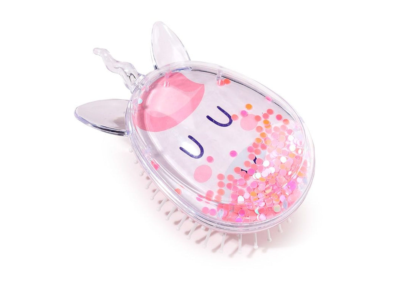 Spazzola per capelli per bambina a forma di unicorno con glitter - Puckator
