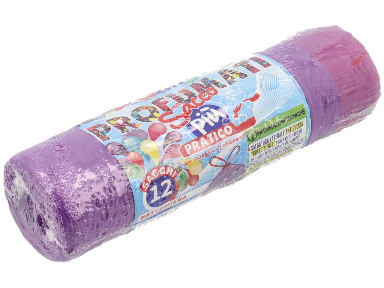 Sacchi pattumiera c/l.55x60 33 lt 12 pezzi sp12l