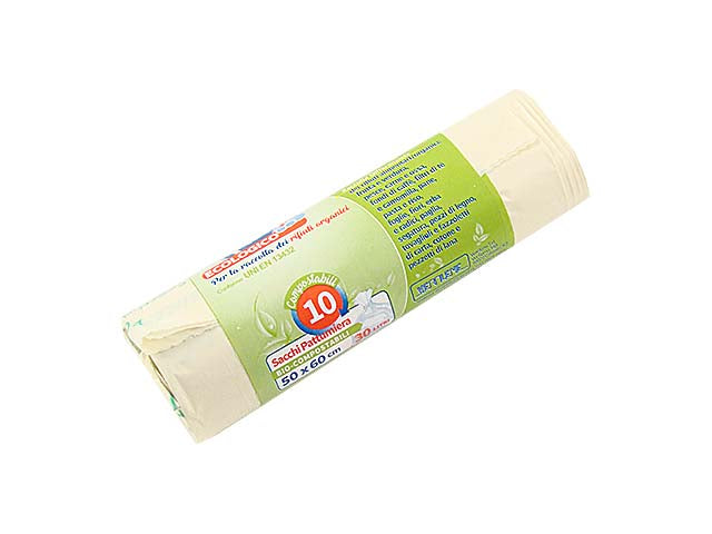 Sacchi pattumiera 50x60 10 pezzi compostabili sp50bp-c