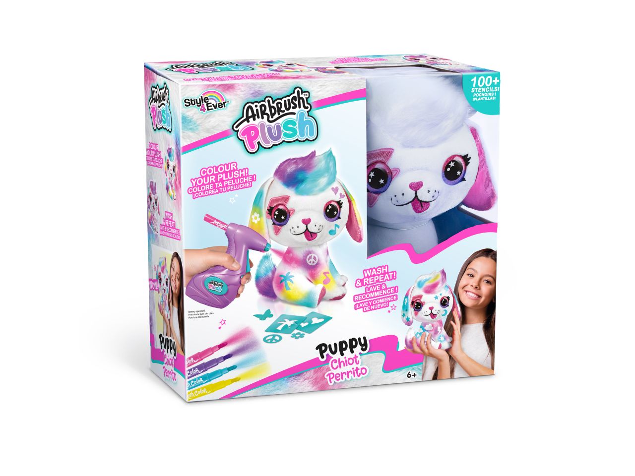 Airbrush plush cagnolino