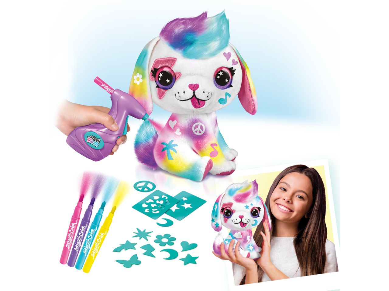 Airbrush plush cagnolino