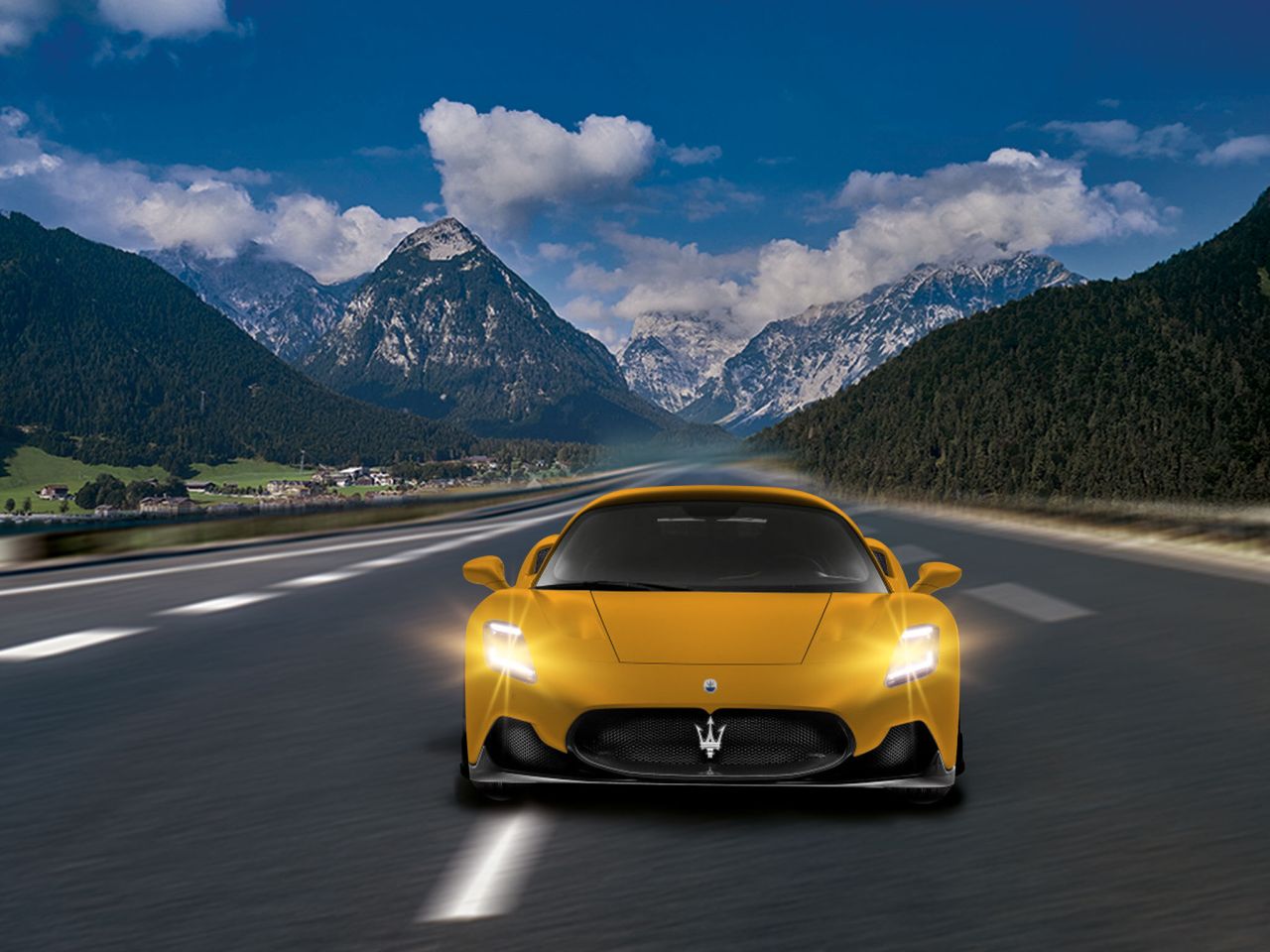 Auto radiocomandata scale car maserati mc20