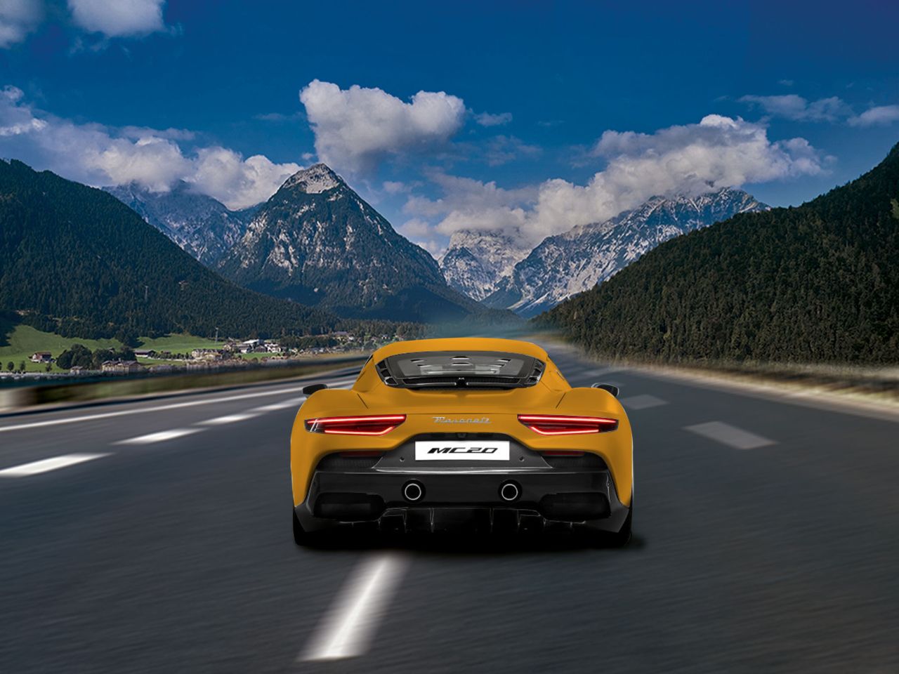 Auto radiocomandata scale car maserati mc20