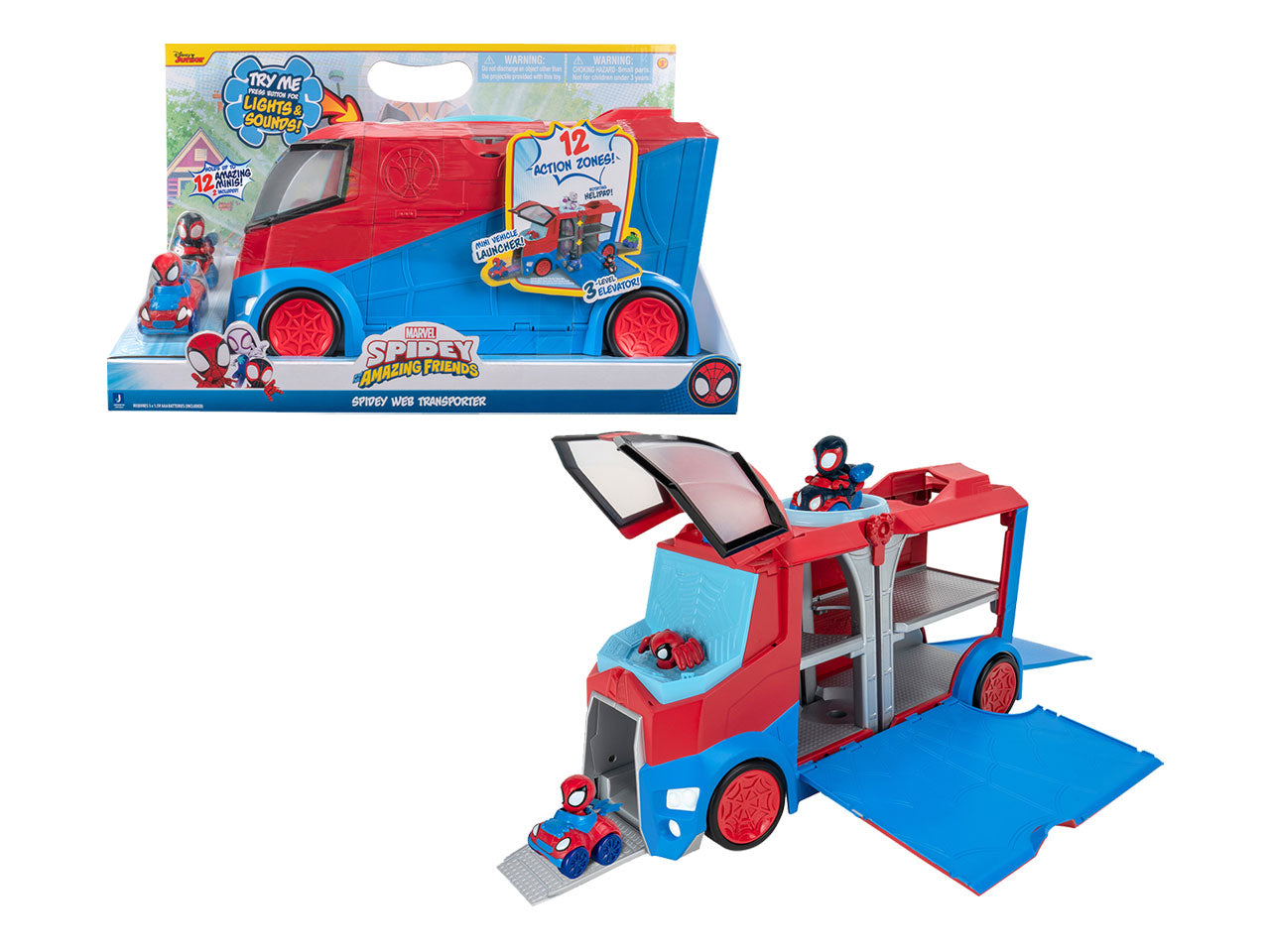 Spidey base mobile con luci/suoni sp060100