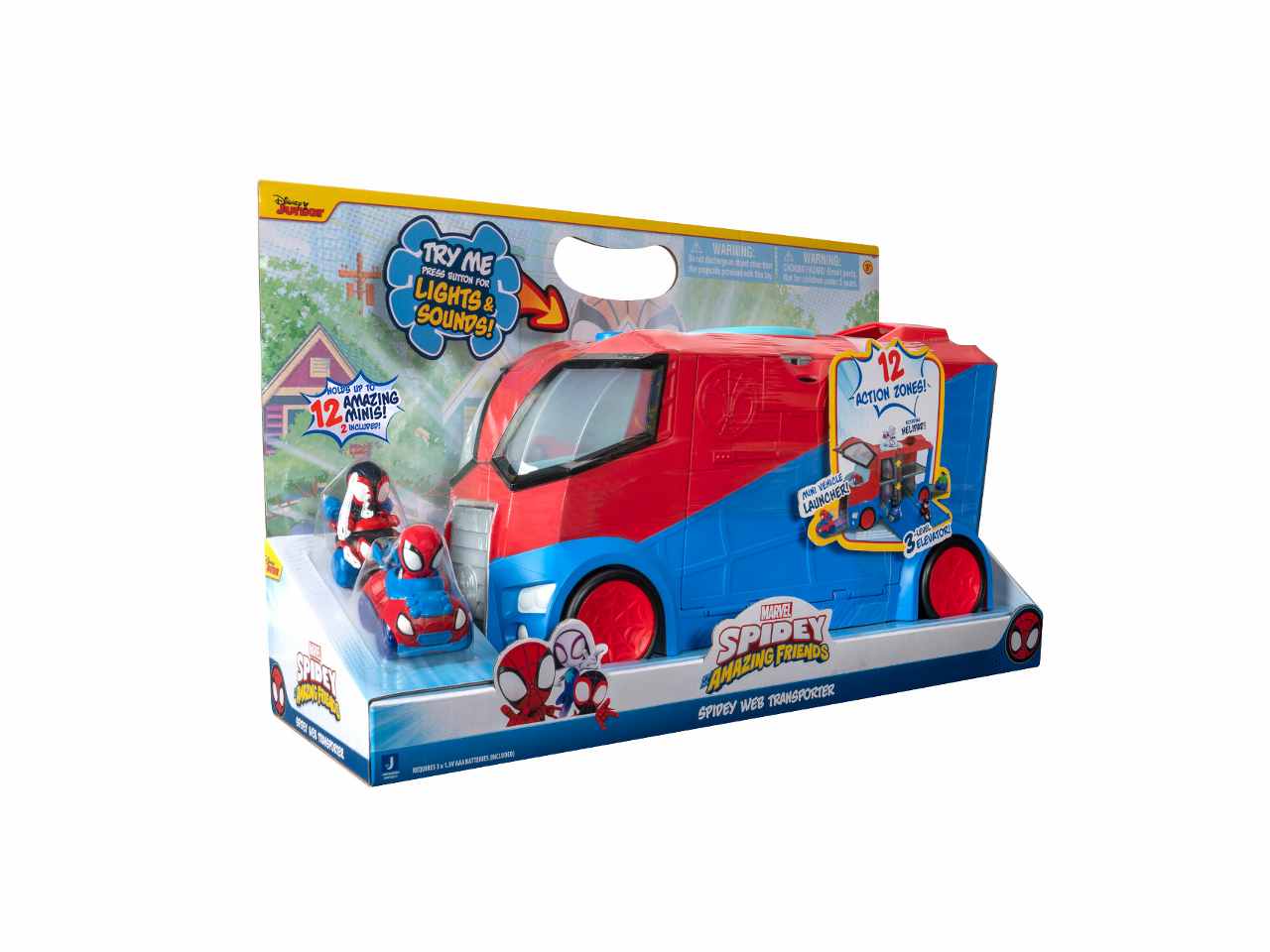 Spidey base mobile con luci/suoni sp060100