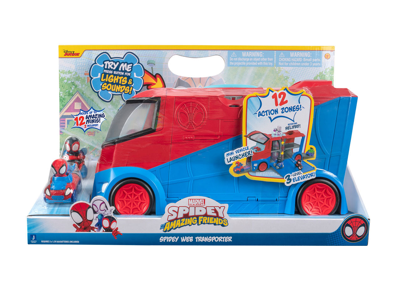 Spidey base mobile con luci/suoni sp060100
