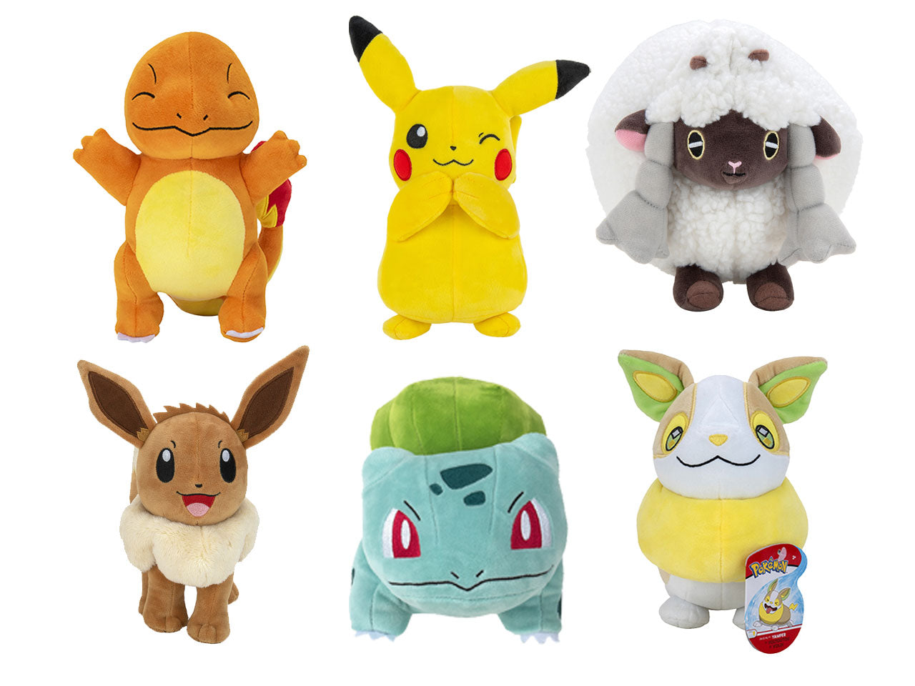 Pokemon plush 20cm in 4 assortimenti