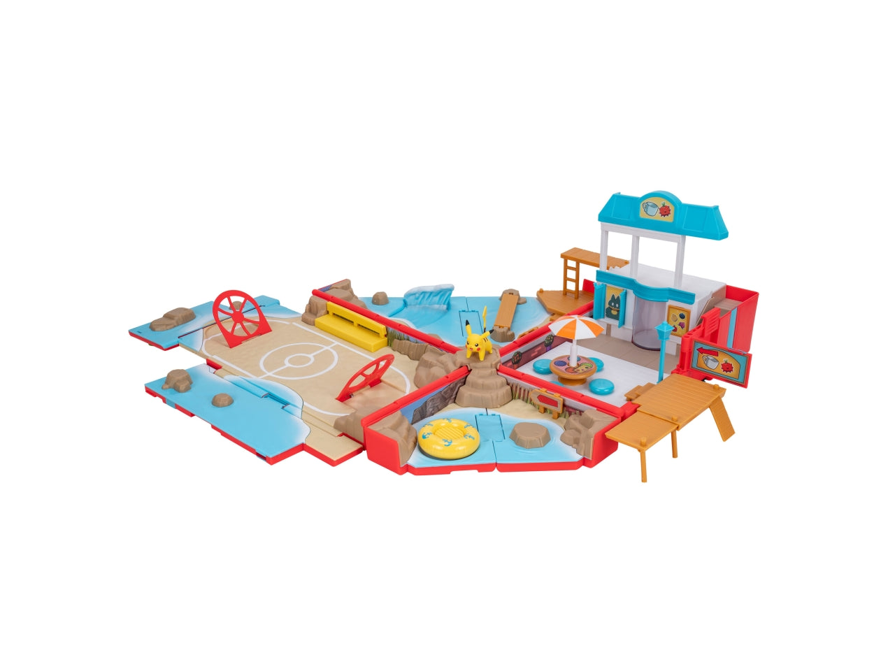 PokÃ©mon playset arena battle beach con personaggio esclusivo | Rei Toys