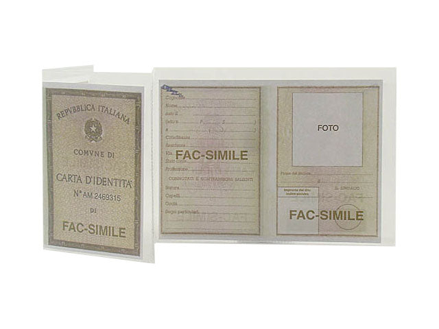 Carta identita' trasparente b210kr