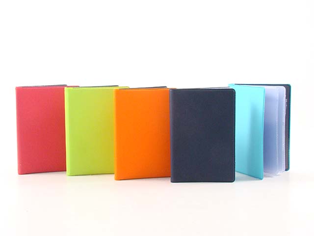 Porta cards R.F.G Plast multiplo, 10 posti, apertura a libro assortiti