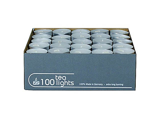 Tea light 38mm 100 pezzi 31-166-100