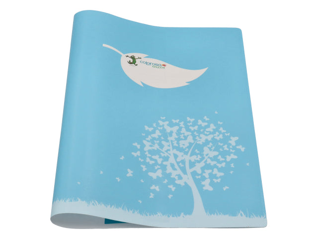 Copertina colorosa green colore cielo in carta