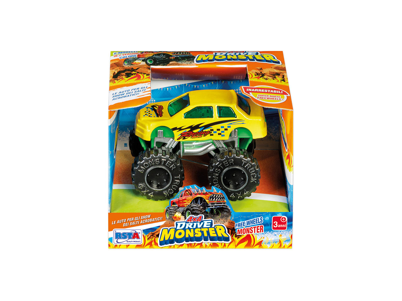 Auto die cast drive monster 12 modelli