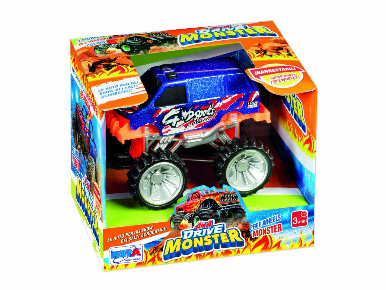 Auto die cast drive monster 12 modelli