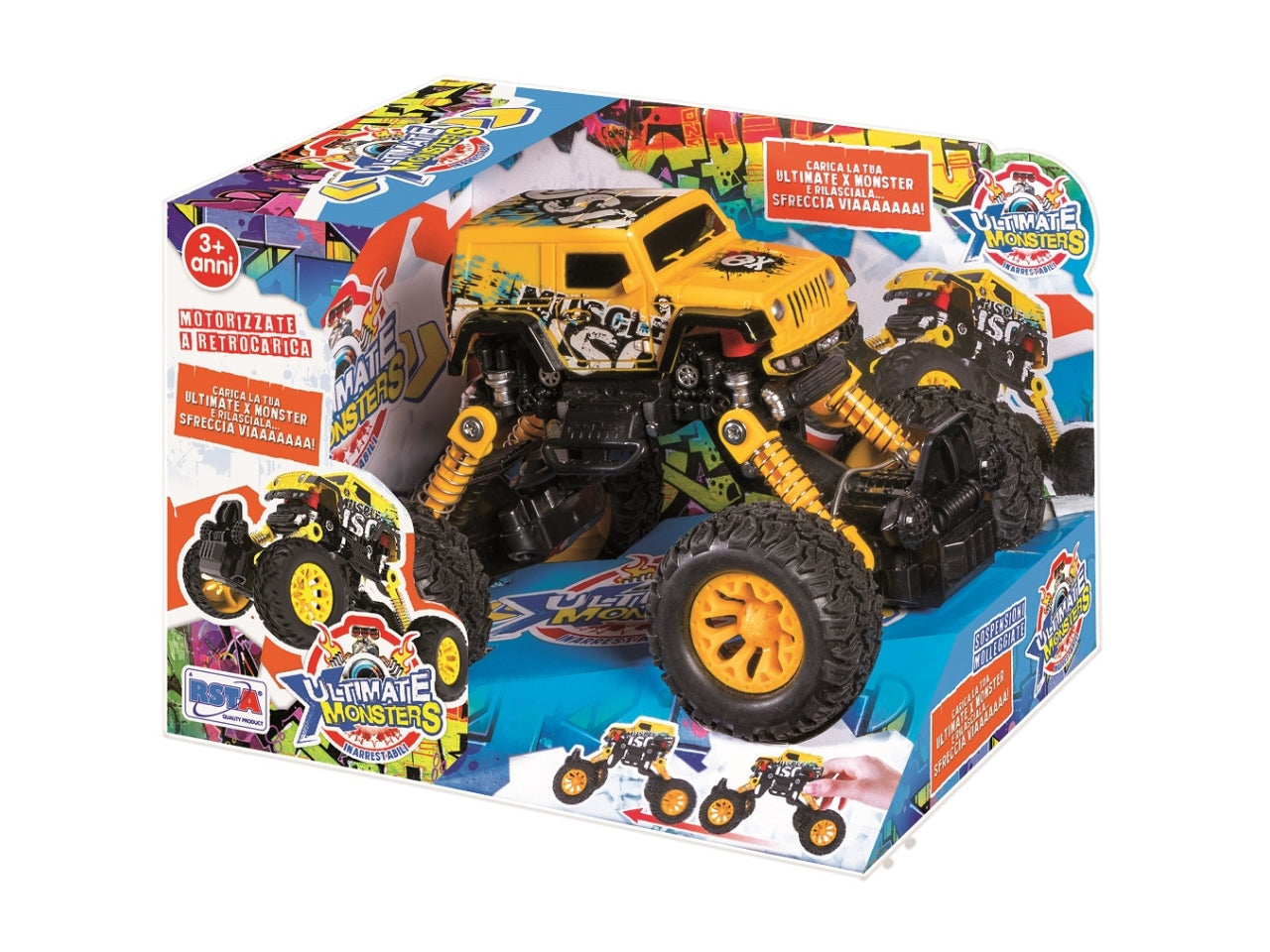 Auto ultimate x monster con retrocarica