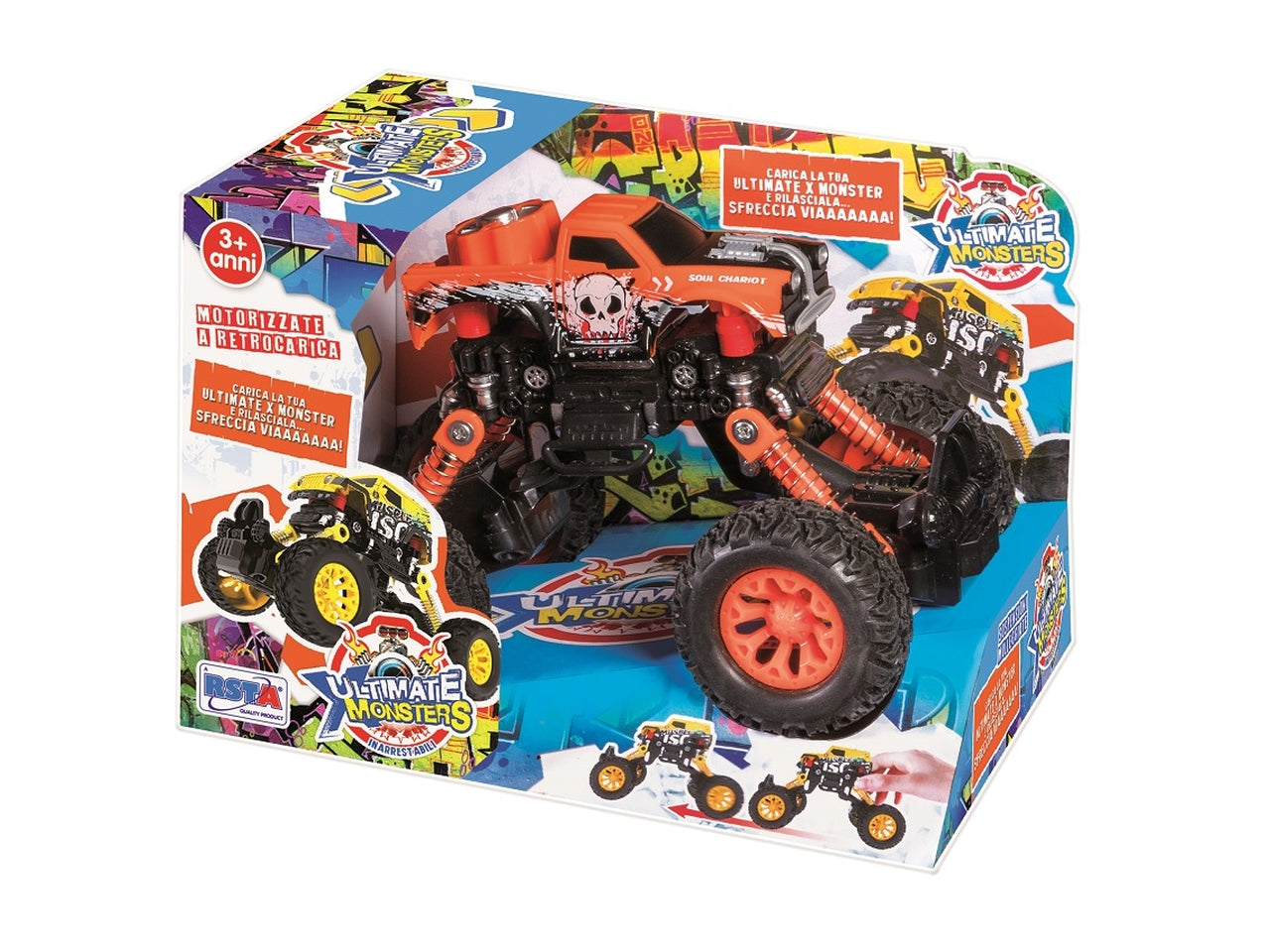 Auto ultimate x monster con retrocarica