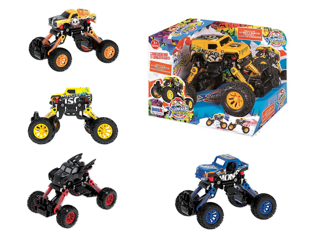 Auto ultimate x monster con retrocarica