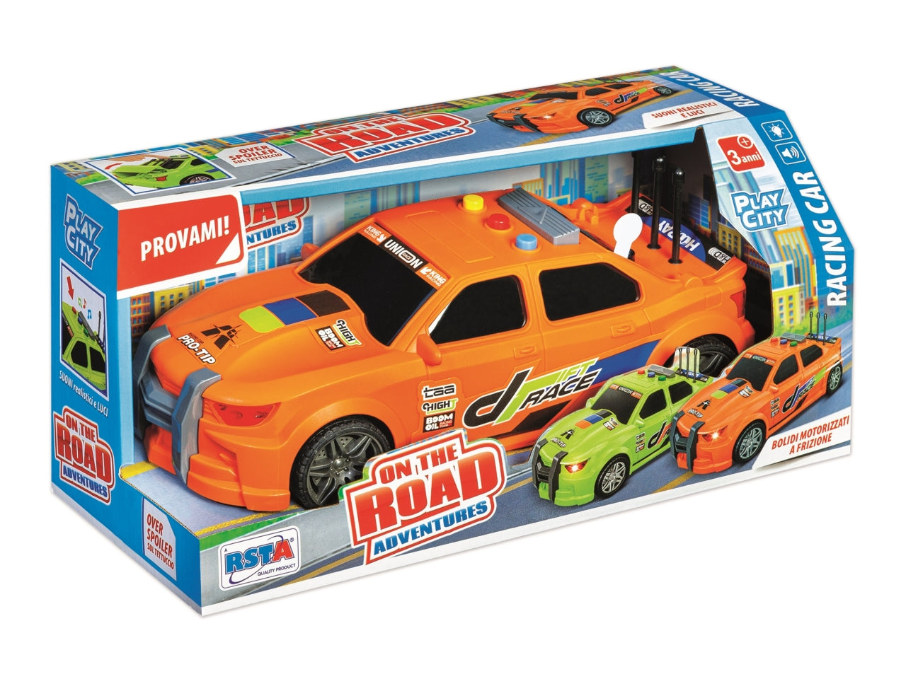Auto racer frizione luci suoni - disponibile in 2 assortimenti