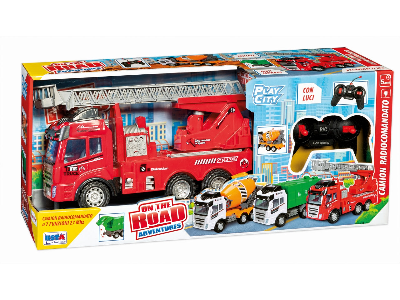 Camion pompieri grande radiocomandato