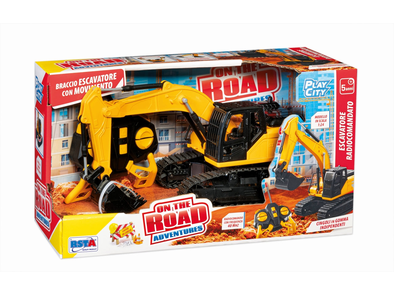 Escavatore radiocomandato scala 1:24