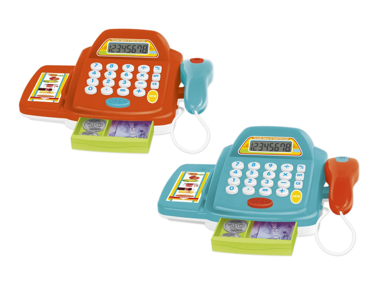 Registratore cassa grande spesa con scanner