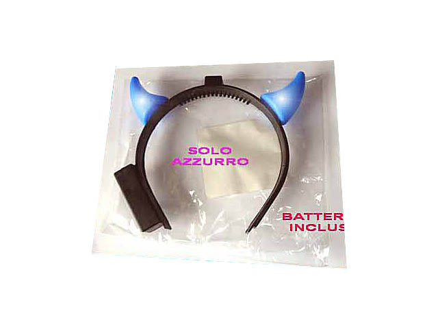 Cerchietto diavolo azzurro 21600