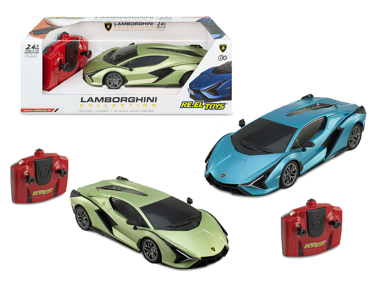 Auto lamborghini sian roadster in scala 1:24 2.4 ghz