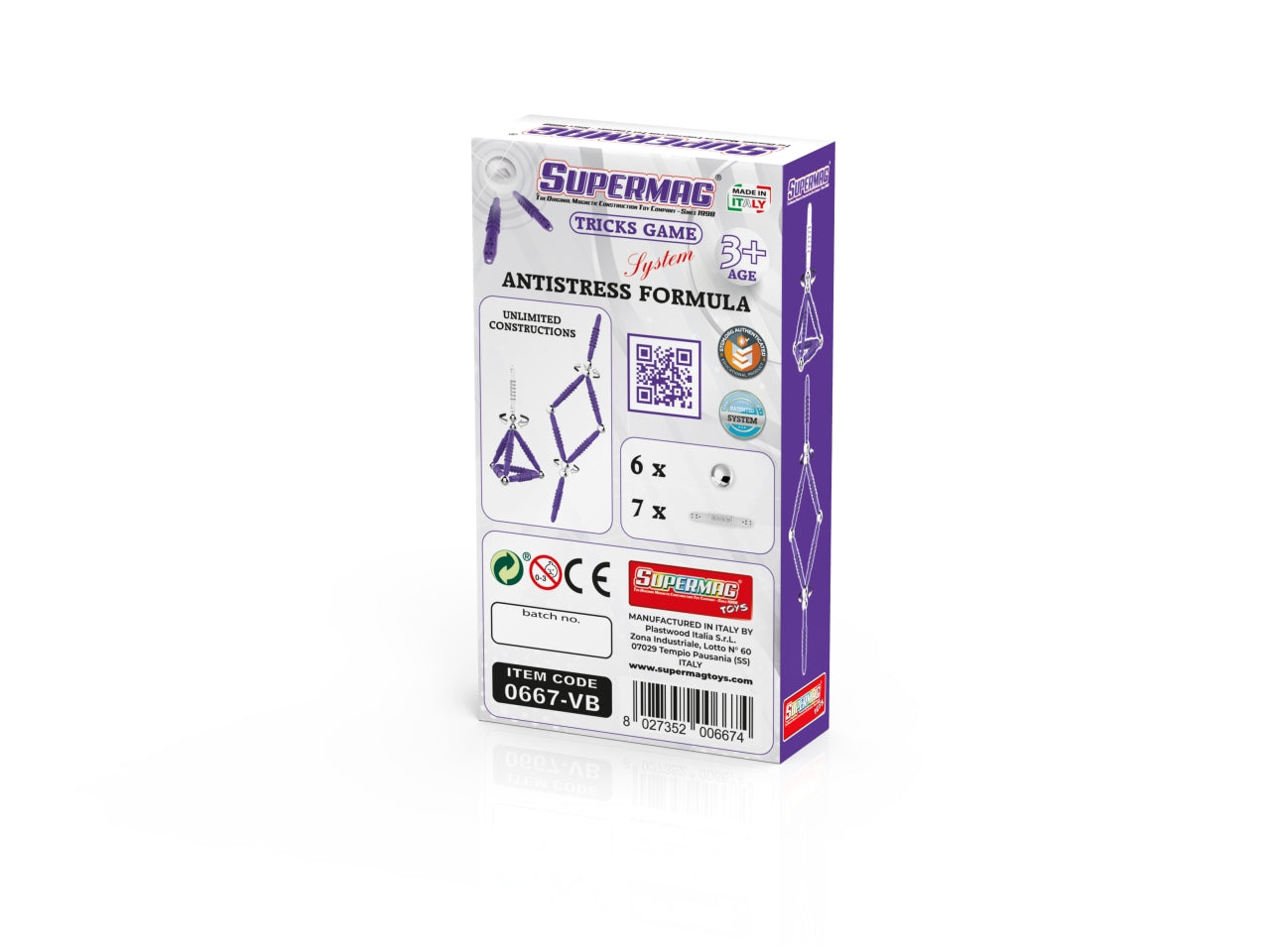 Tricks game system - viola / bianco