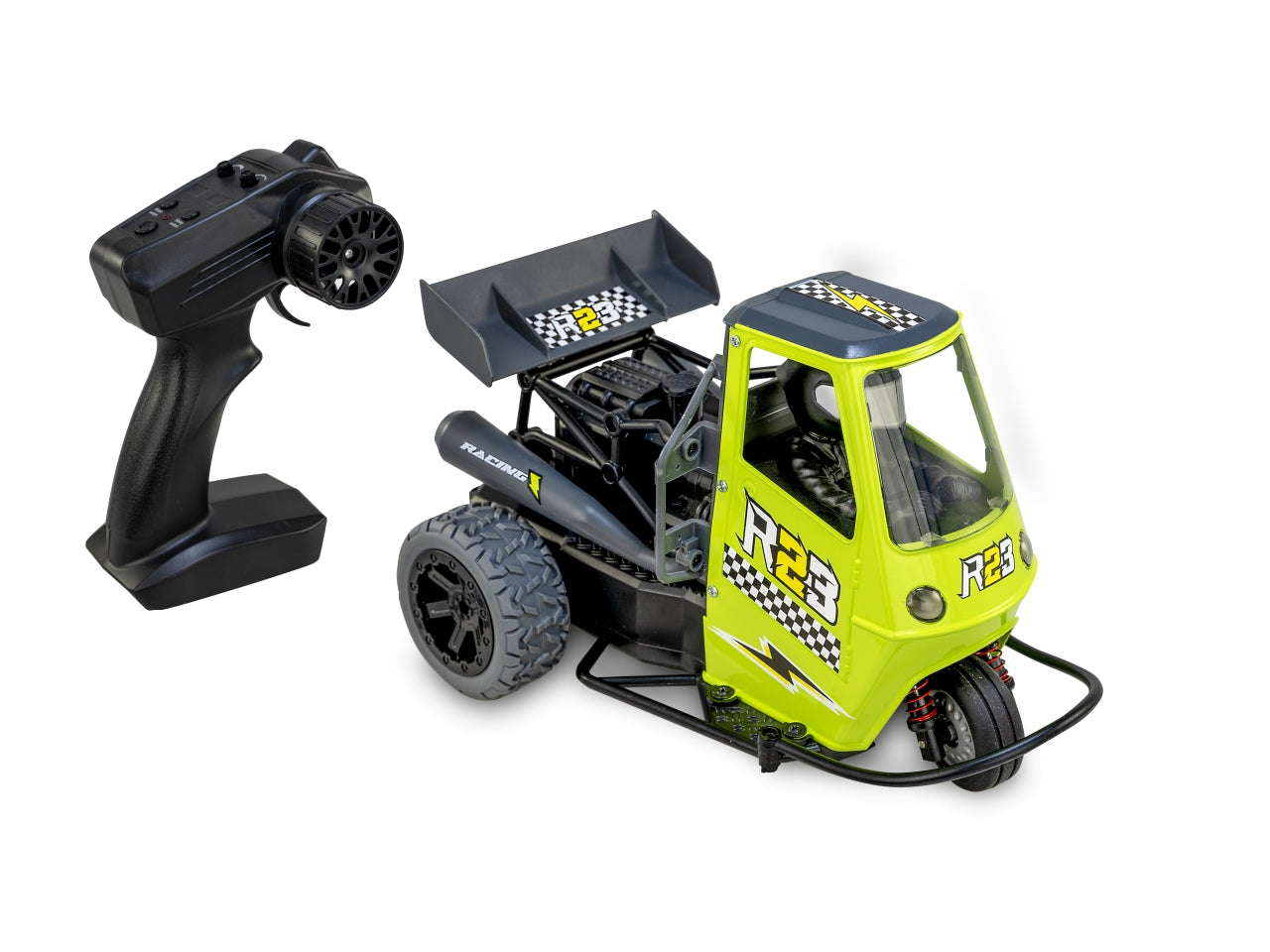 Apex Pro Racing Radiocomandato Nero e Verde Plastica Scala 1:16 EtÃ  8+ | Re.El.Toys