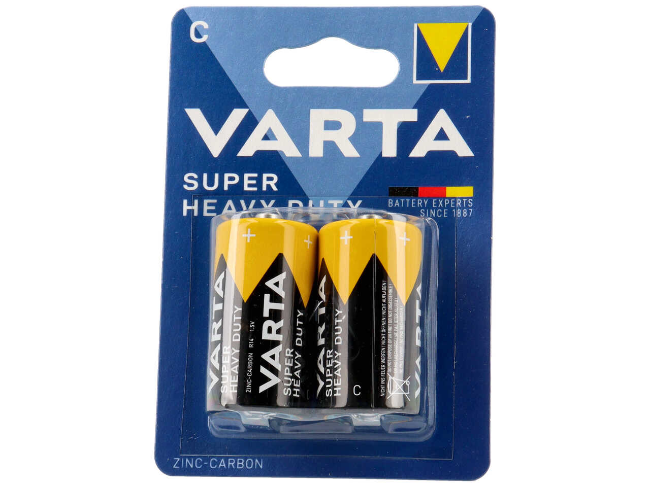 Pila zinco 1/2 torcia 2 pezzi c 02014101412