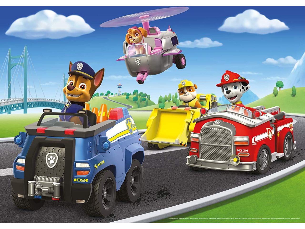 Puzzle 24 pezzi gigante paw patrol 03089