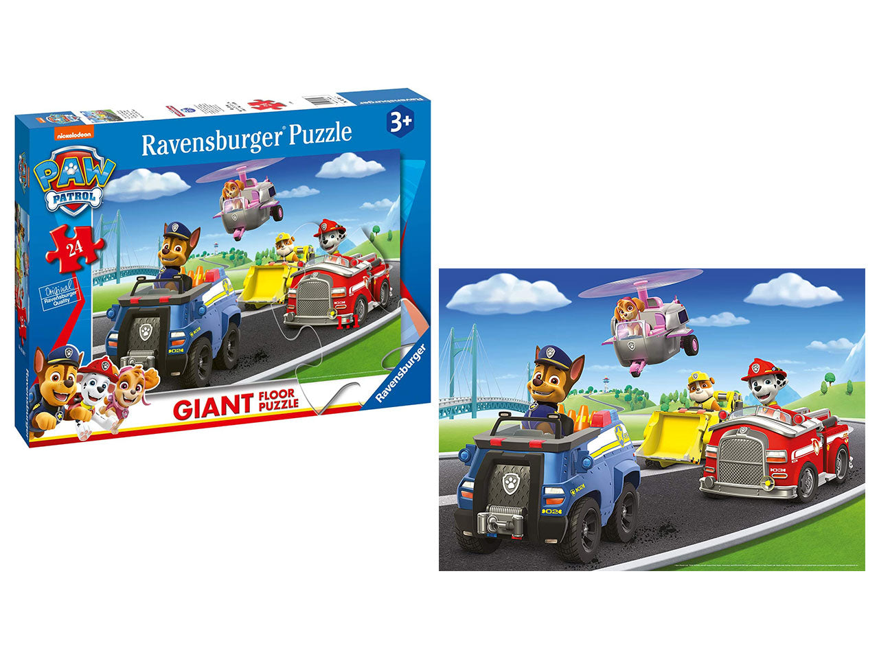 Puzzle 24 pezzi gigante paw patrol 03089