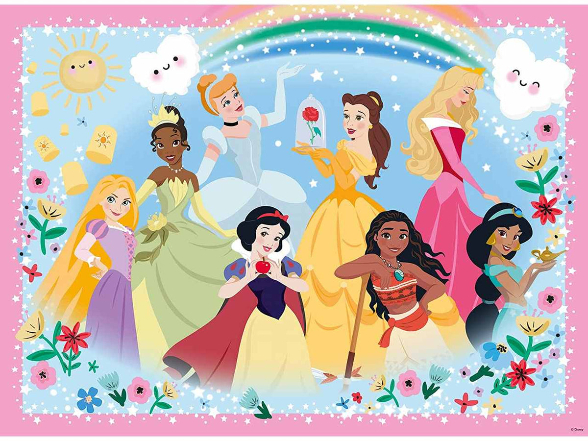 Puzzle 100 pezzi xxl princess glitter 13326