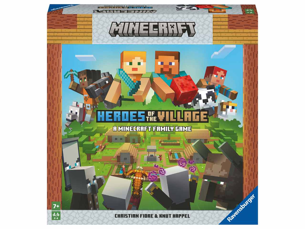 3d puzzle minecrafs heros of the village