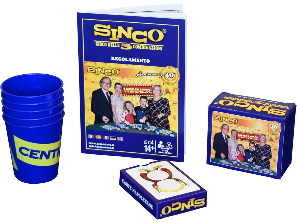 Ravensburger Sinco - Gioco Da Tavolo, Edizione Speciale 40Â° Anniversario, Tombola Napoletana, Gioco in scatola per tutta la famiglia, Idee Regalo Natale, Da 4 a 10 Giocatori, 14+ Anni $