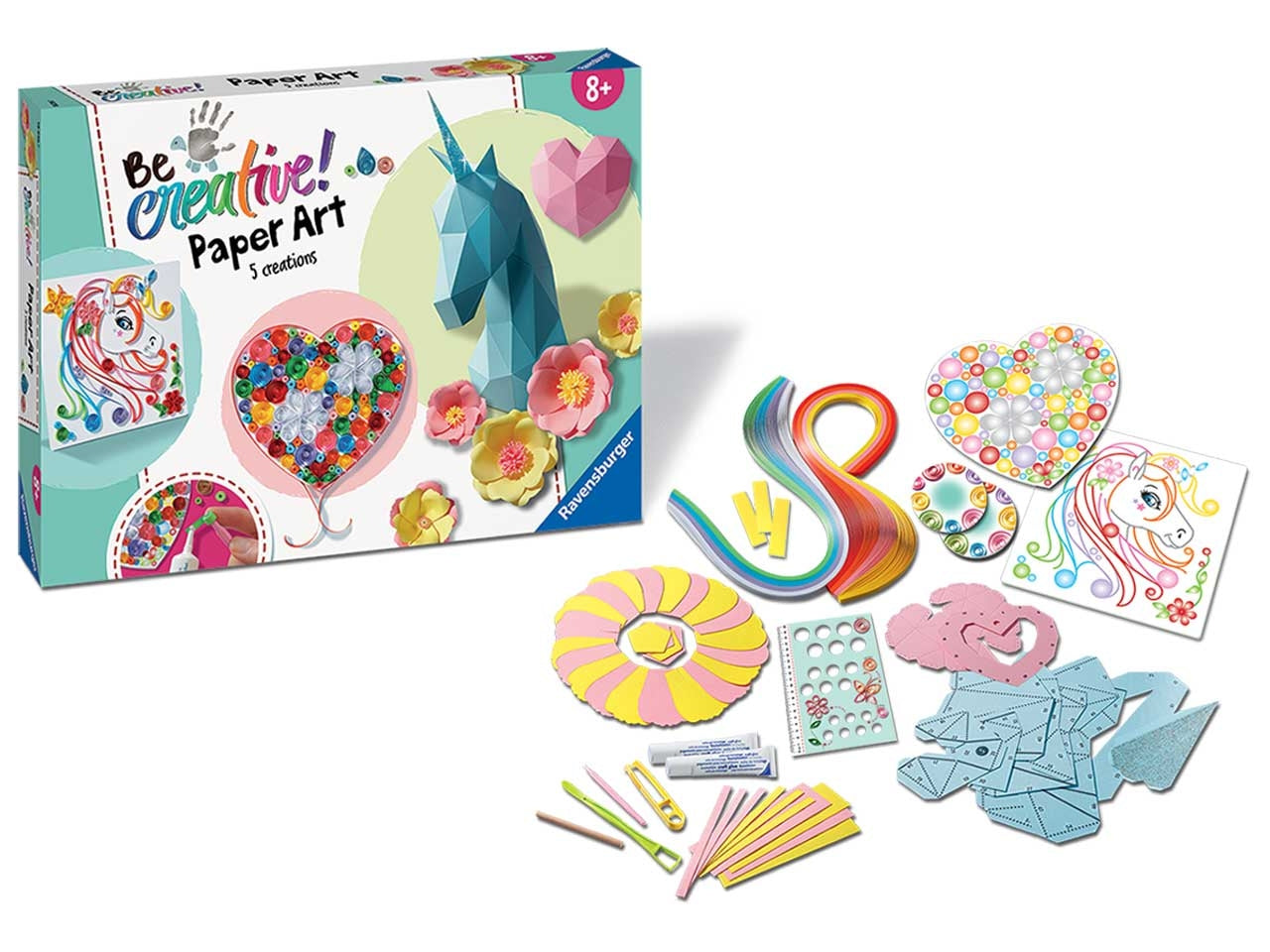 Be creative maxi: paper art unicorn