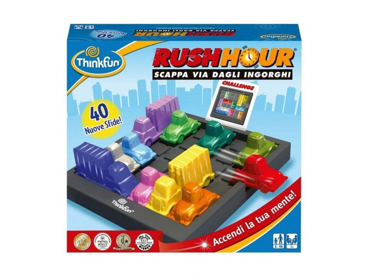 Rush Hour Refresh - Gioco di Logica per 1+ Giocatori, 8+ Anni - Ravensburger