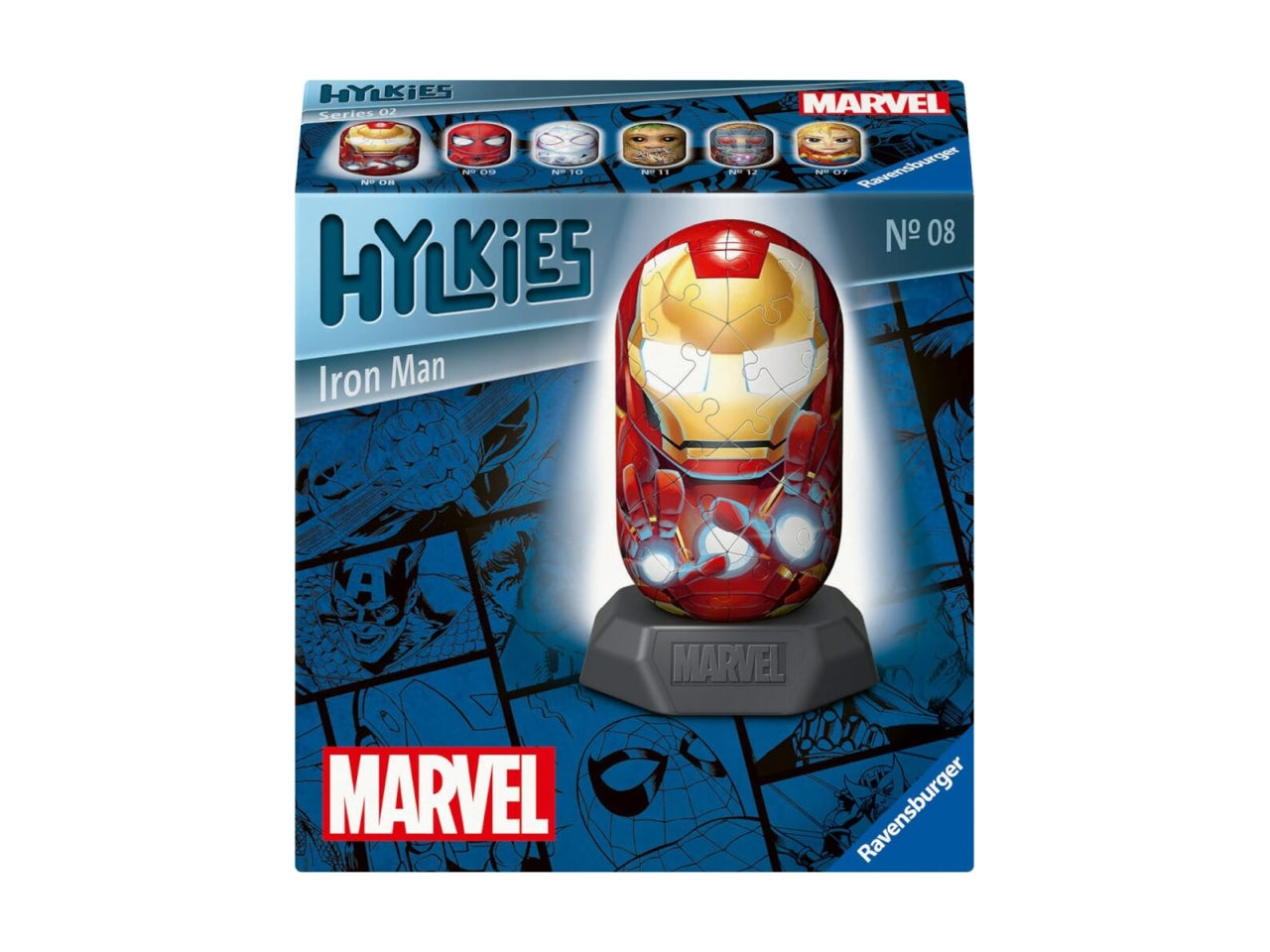 Puzzle 3D Marvel Avengers Iron Man 54 pezzi - EtÃ  consigliata 0+ | Ravensburger Hylkies