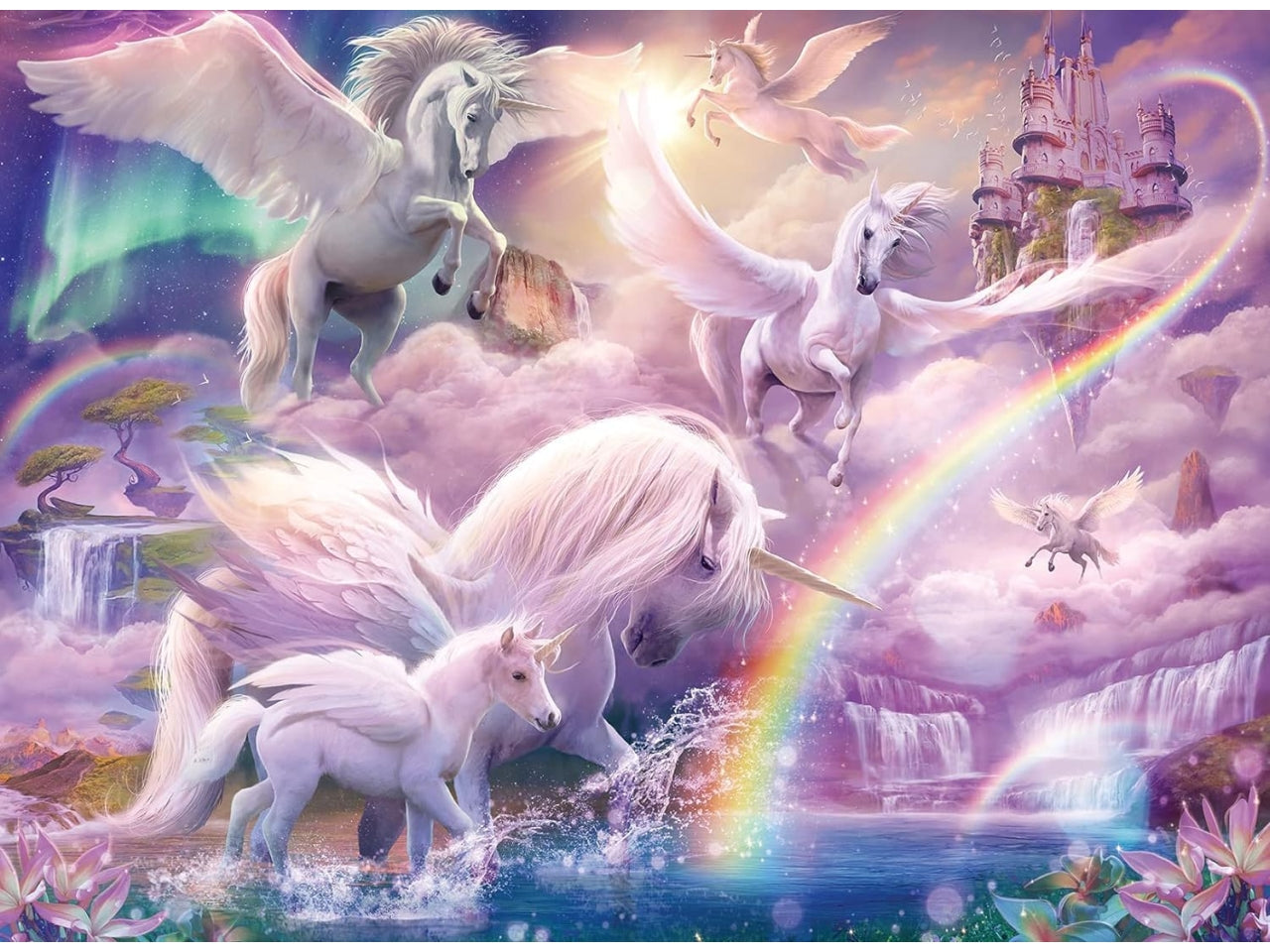 Puzzle Unicorno Pegaso, 100 Pezzi XXL, Puzzle per Bambini, Collezione Fantasy, EtÃ  Raccomandata 6+ - Ravensburger