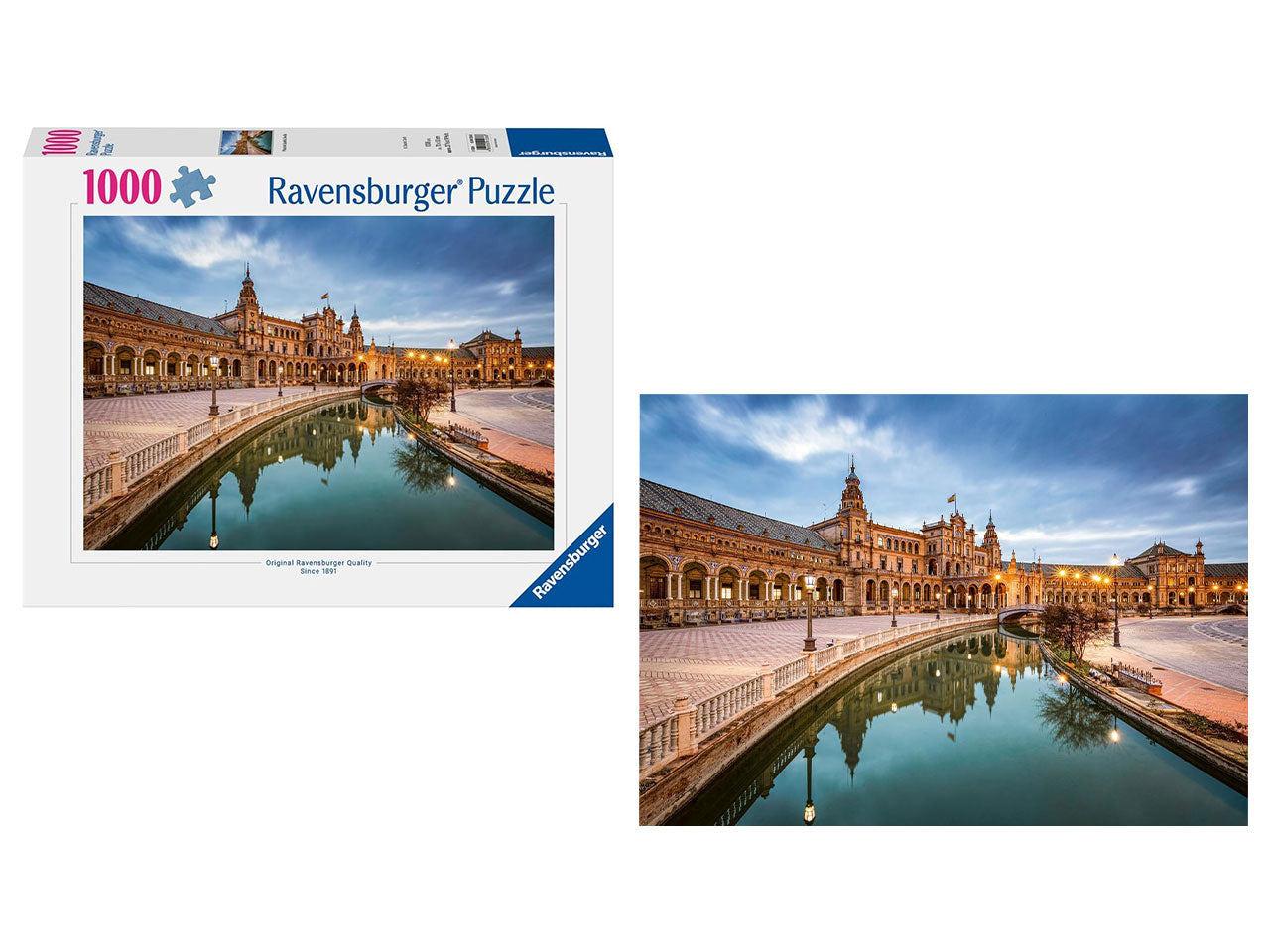 Puzzle piazza di spagna, siviglia 1000pz | Ravensburger