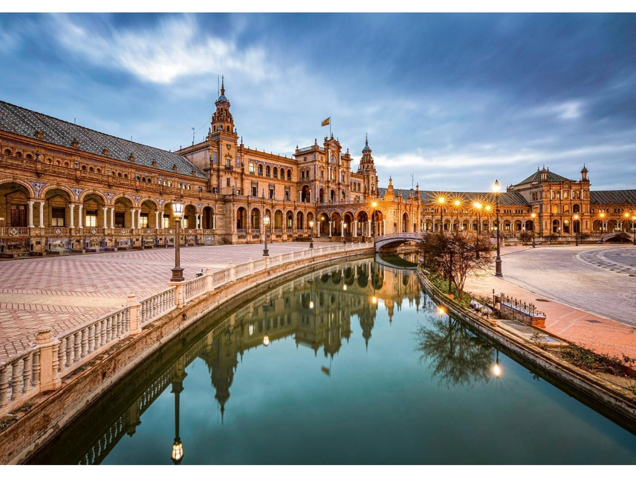 Puzzle piazza di spagna, siviglia 1000pz | Ravensburger