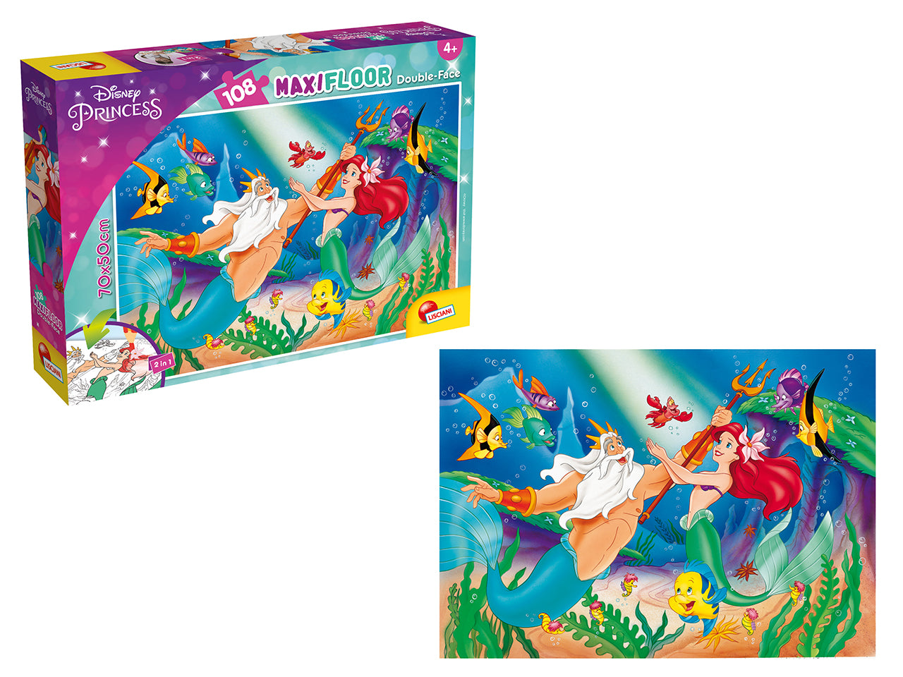 Disney puzzle df maxi floor 108 the little mermaid
