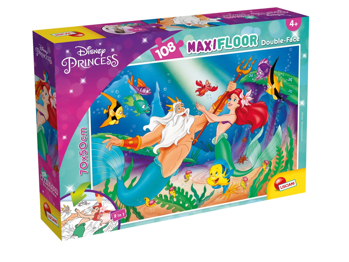 Disney puzzle df maxi floor 108 the little mermaid